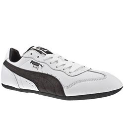 Puma Male Puma Ring L X Manmade Upper Fashion Trainers in White and Brown