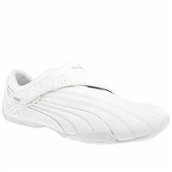 Puma Male Taisoku At Ii Manmade Upper Fashion Trainers in White and Silver