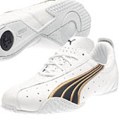 Puma Mens Asana Lace FS - White/Navy/Gold.
