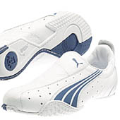 Puma Mens Asana Slip On FS - White/Blue.