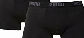 Puma Mens Basic Boxer - Black, Medium