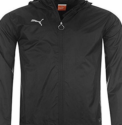 Puma Mens Essentials Rain Jacket Mens Black/Grey XL