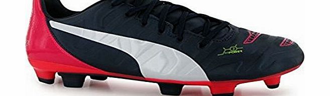Puma Mens evoPower 3 FG Football Boots Sport Full Lace Up Shoes Trainers Purple/Plasma UK 10.5(45.3)