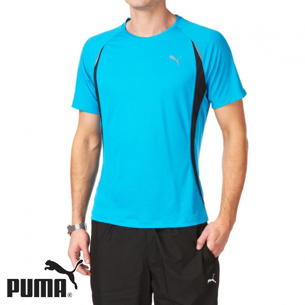 Mens Puma Sprint T-Shirt - Blue Danube