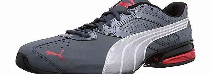Puma Mens Tazon 5 NM Low-Top Sneaker Gray Grau (turbulence-puma silver-red 18) Size: 8.5