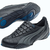 Puma Mens Uke VS - Black/Gunmetal/Blue.