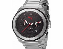 Puma Motorsport Edge Black Silver Watch
