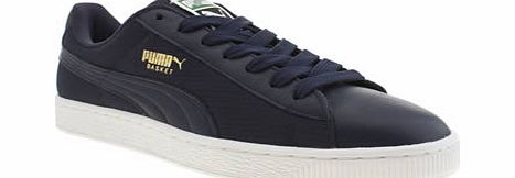 Puma Navy Basket Classic Trainers