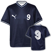 Puma No 9 Retro Shirt - Navy.