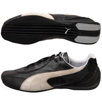 Puma Pace Cat Trainers - Black/Silver.