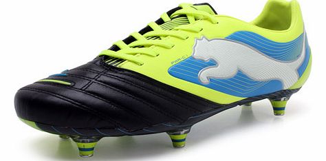 PowerCat 1 SG Football Boots Black/ Fluo