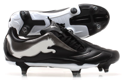 Puma Powercat 3.10 SG Football Boots Black / White /