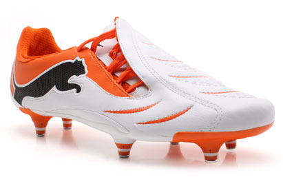 PowerCat 3.10 SG Football Boots White/Orange