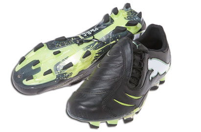 Powercat C 1.10 FG Football Boots Black/Lime
