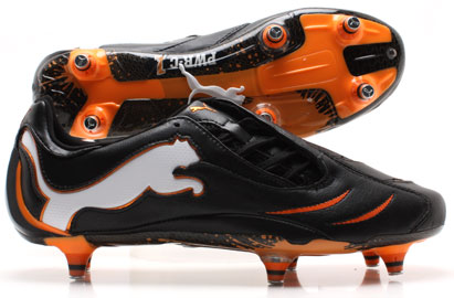 Powercat C 1.10 SG Football Boots Black/Orange