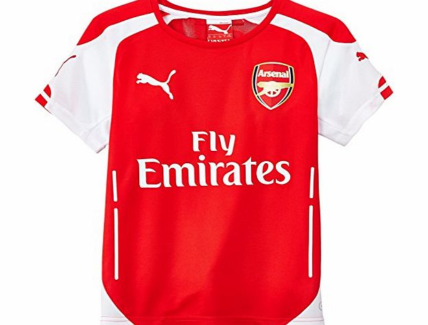 Puma  - Childrens Replica Football Jersey - Arsenal Home Kit Red High Risk Red-White Size:176 (EU)