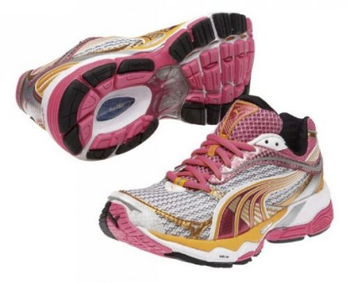 Puma  Complete Ventis 2 Ladies Running Shoes, White/Silver/Pink, UK7.5