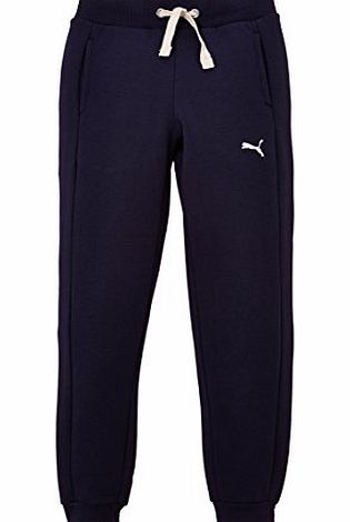Puma  TD Girls Jogging Bottoms with Tight Cuffs blue peacoat Size:11 years