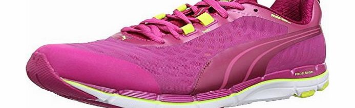 Puma  Womens FAAS 600 V2 Running Shoes Cerise/Fuchsia Purple/Fluro Yellow 7.5 UK