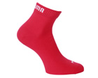 Red/White/Black Ankle Socks (3 Pair Pack)