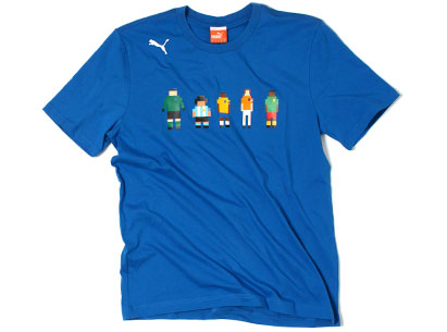 Puma Retro Sensible Soccer Graphic T-Shirt Blue