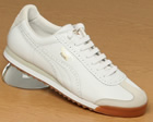 Puma Roma Brogue White Leather Trainer