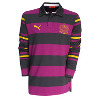 Puma Rugby Polo Shirt - Dahlia/Team Charcoal -