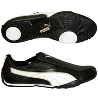 Puma Ryu Slip On Trainers - Black/White/Grey.