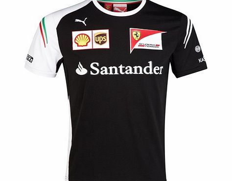 Scuderia Ferrari Team T-Shirt - Black 761459-02