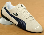 Puma Speed Cat Cream/Navy Suede Trainers