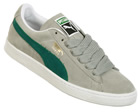 Puma Suede Classic Grey/Green Trainers