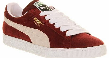 Puma Suede Classic Team Burgundy White - 10 UK