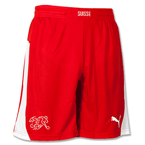 Puma Switzerland Boys Home Shorts 2014 2015