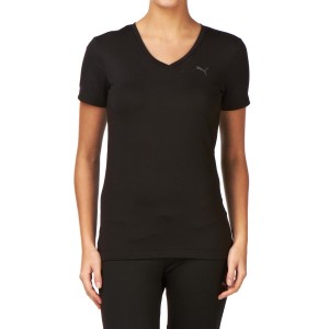 T-Shirts - Puma Essential V T-Shirt - Black