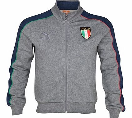 Puma T7 Track Jacket - Medium Grey Heather/Dark