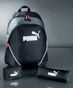 puma Ternion Backpack with Wallet and Pencil Case