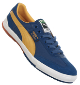 Puma TT Super CC Blue/Yellow Mesh Trainers