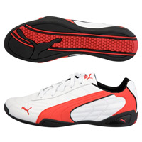 Puma Tune Cat Trainers - White/Red/Black.
