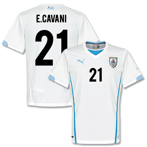 Puma Uruguay Away E.Cavani Shirt 2014 2015 (Fan Style)