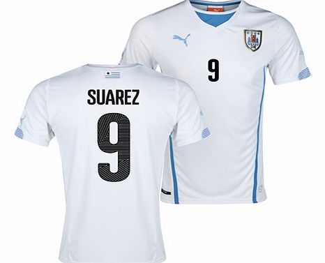 Uruguay Away Shirt 2013/14 with Suarez 9
