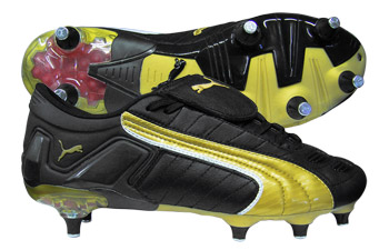 Puma V-Konstrukt II SG Football Boots Black / Gold