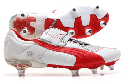 Puma V-Konstrukt III SG Football Boots White/Silver/Red