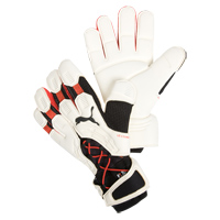 Puma v1.10 Goalkeeper Gloves - White/Red/Black.
