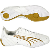 Puma Womens Asana Lace - White/Gold.