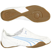 Puma Womens Asana Slip On - White/Cashmere Blue/Gum.