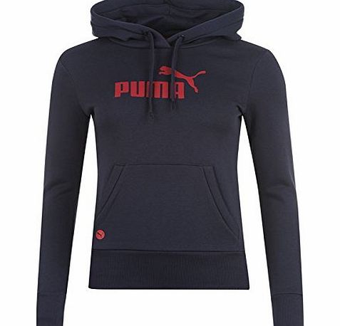 Puma Womens No 1 Logo Hoody Ladies Peacoat 10 (S)