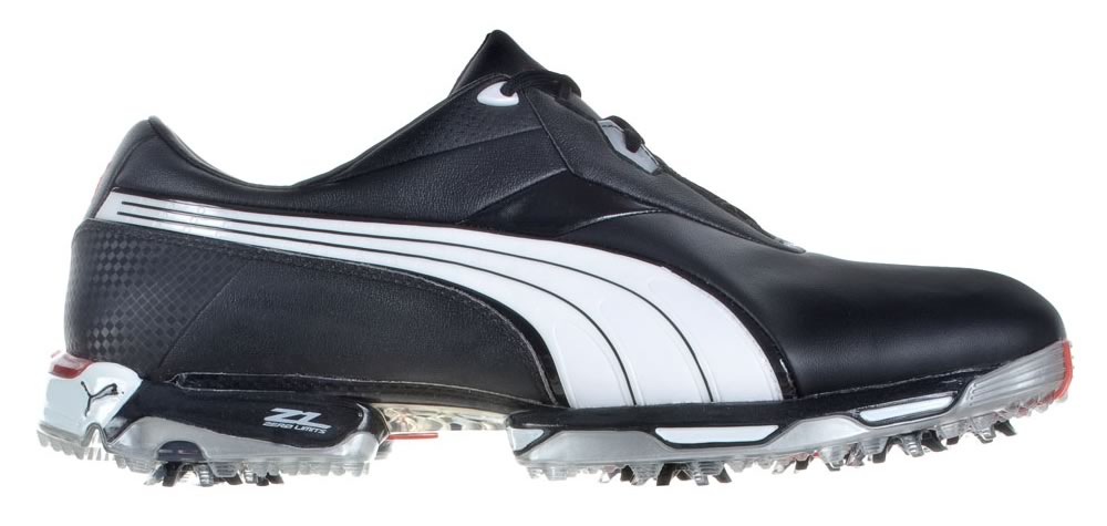 Puma Zero Limits Golf Shoes Black/White/Tomato