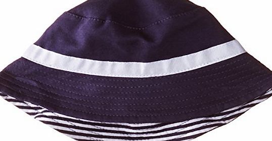 Baby Boys 0-24M Reversible Bucket Hat, Black (Eclipse), 3-6 Months (Manufacturer Size:Small)