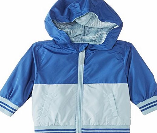 Pumpkin Patch Baby Boys 0-24M Wind Cheater Jacket, Delft Blue, 3-6 Months
