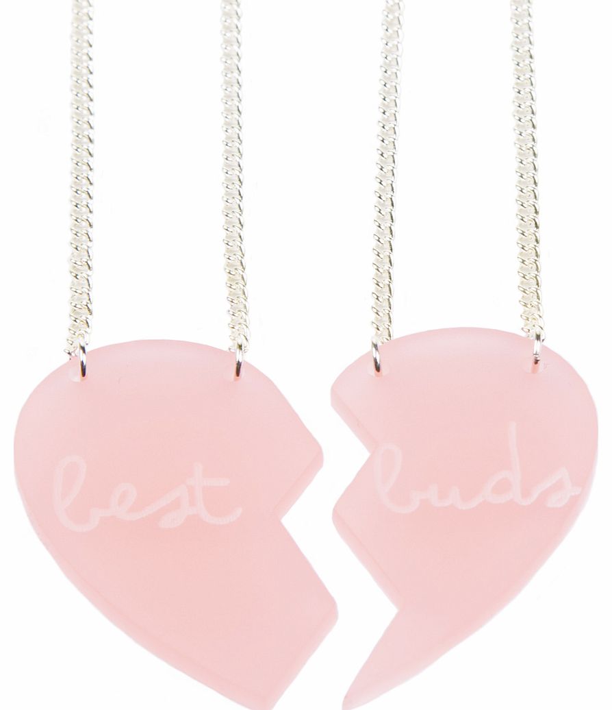 Punky Pins Best Buds Heart 2 Piece Necklace from Punky Pins
